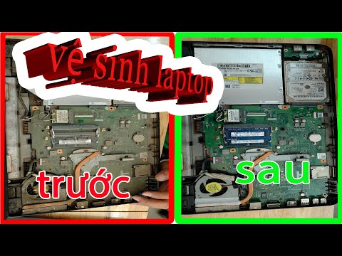 vệ sinh laptop lâu ngày . sửa máy tính tại nhà