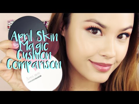 April Skin Magic Snow Korean Cushion Comparison and Review ♥ The Beauty Breakdown Video