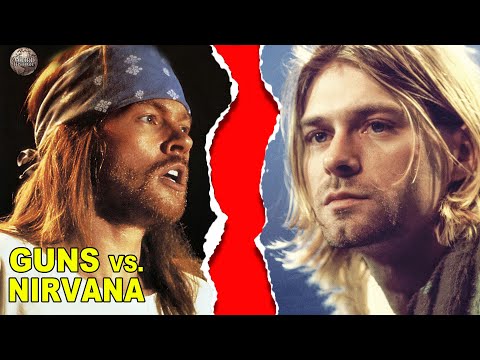 The Petty Feud Between Guns n' Roses vs. Nirvana