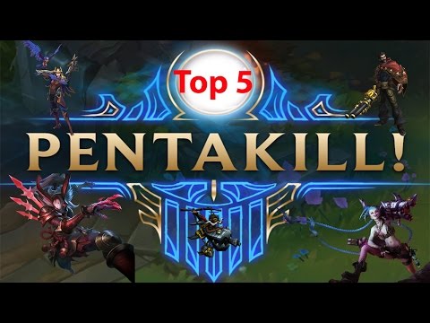 Top 5 AD pentakill #1 (Graves, Quinn, Corki, Jinx, Kalista) - League Of Legends