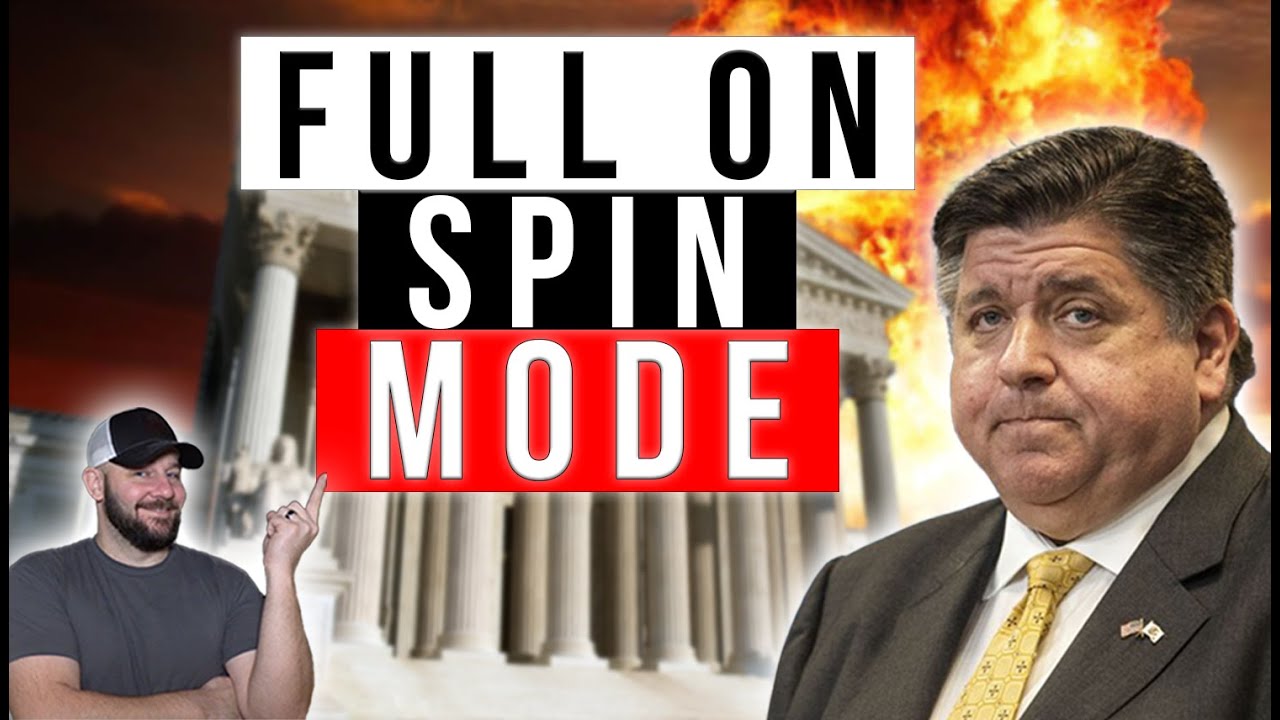 BREAKING: Pritzker doesn’t like the AWB Registration mockery… Listen to the SPIN ON THIS ONE…