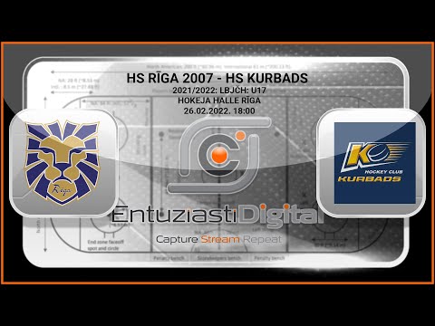 2021/2022: LBJČH: U17 HS Rīga 2007 - HS Kurbads