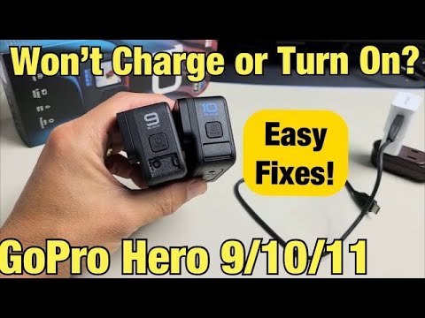 GoPro Hero 9/10/11: Won't Turn On or Won't Charge? Easy Fixes!