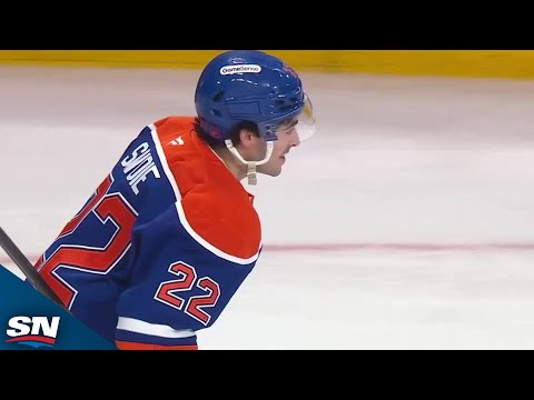 Oilers' Matt Savoie Nets His First Career NHL Goal Vs. Rangers