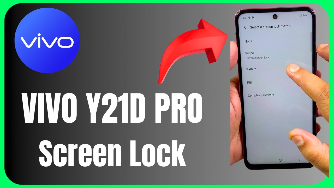 Is Your Vivo Y21D Secure? Set Up PIN, Password & Fingerprint Now! ✅