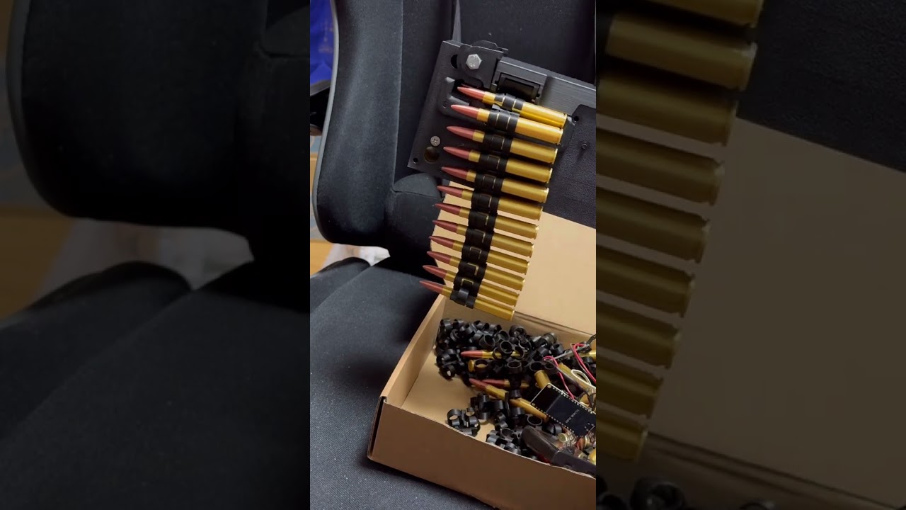 ベルトリンク給弾M1919ガス駆動式模型 動作　試験#airsoft