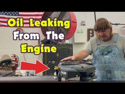 EASY FIX - Oil Leaks From Engine (Briggs & Stratton 26HP 44 cu inch)