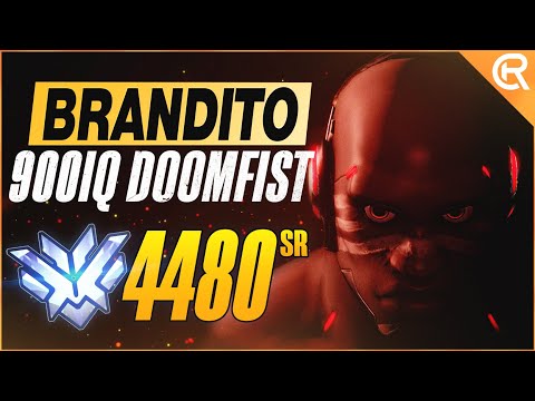 BEST OF BRANDITO - 900IQ DOOMFIST GOD | Overwatch Brandito Doomfist Montage