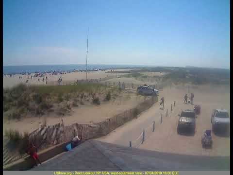 LIShore Point Lookout Webcam G view July 4, 2019