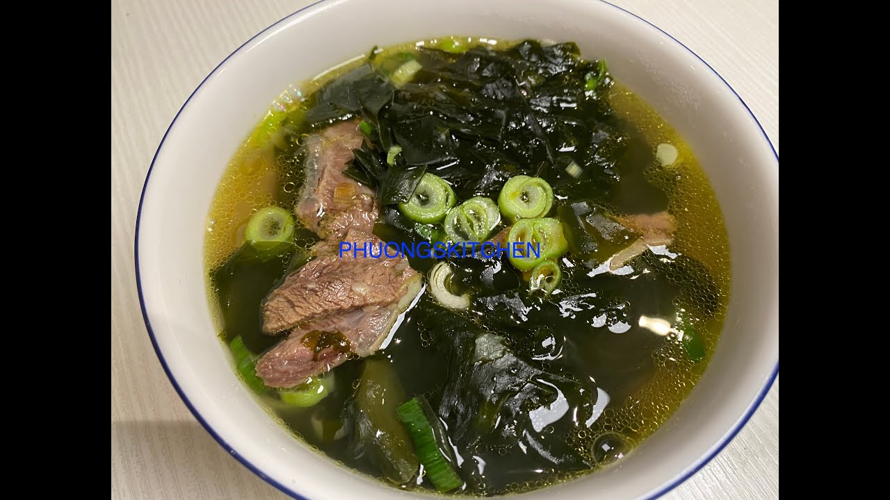 Cách Nấu Rong Biển Khô