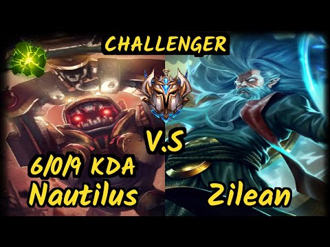 XL Caedrel (NAUTILUS) vs ZILEAN - 6/0/9 KDA BOTTOM SUPPORT CHALLENGER GAMEPLAY - EUW