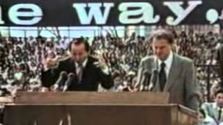빌리그레함 1973년 여의도 집회 Billy Graham Paster sermon in 1973. South Korea