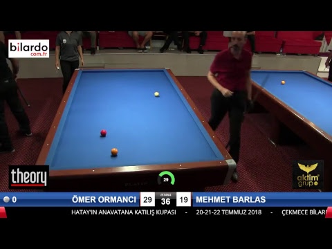 ÖMER ORMANCI & MEHMET BARLAS Bilardo Maçı - HATAYIN ANVATANA KATILIŞ KUPASI-1. Tur