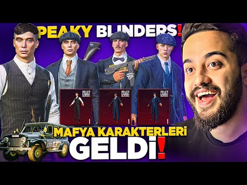 PEAKY BLINDERS MAFYA KARAKTERLERİ GELDİ! EFFFSANE OLMUŞ! PUBG Mobile