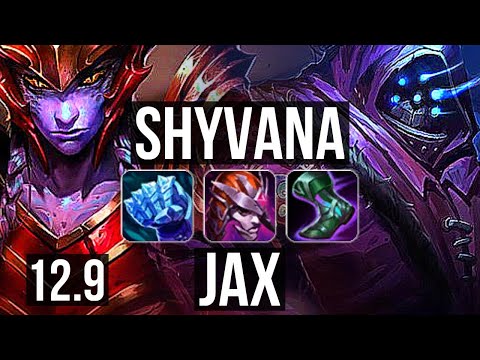 SHYVANA vs JAX (TOP) | 4/0/3, 1000+ games, 1.1M mastery | EUW Grandmaster | 12.9