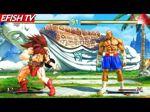 Leo Alex vs Sagat (Hardest AI) - Street Fighter V