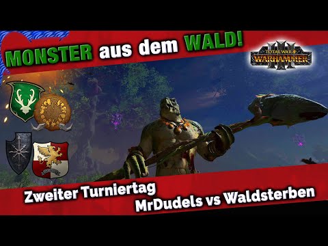 Monster aus dem Wald - Waldelfen vs Oger, Chaos vs Imperium - Warhammer 3 Turnier
