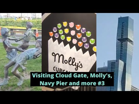 Visiting Navy Pier, Cloud Gate, Millennium Park and more!! Chicago Vlog - #3