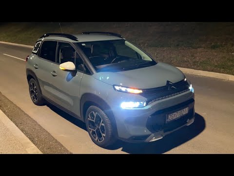 New CITROEN C3 Aircross 2022 at night - LED lights, exterior & interior details