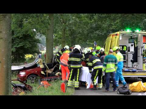 Man zwaargewond na ongeval in Vlijmen