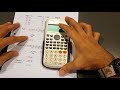 Calculating Mean, Variance and Standard Deviation Using 570 ES Plus Calculator