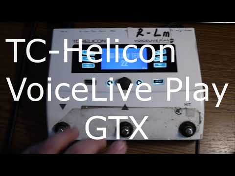 TC-Helicon Voice LIve Play GTX looping , setup and tricks