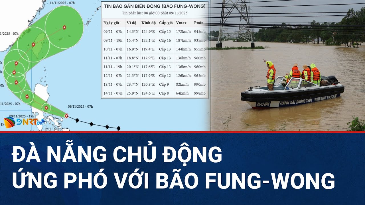 THỜI SỰ TRƯA | Đà Nẵng khẩn trương ứng phó với siêu bão Fung-wong