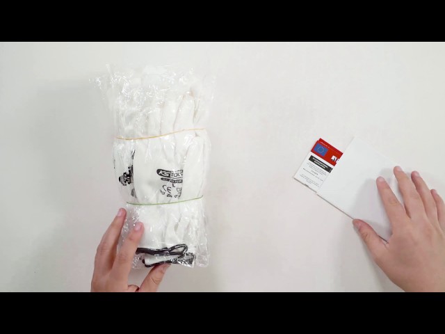 Video teaser for KS TOOLS 310.0450 Mikro-Feinstrickhandschuhe-weiß Größe 9, 12 Paar (Unboxing)