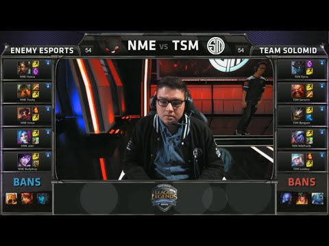 NME vs TSM Highlights - Week 9 Day 1 - NA LCS Summer 2015