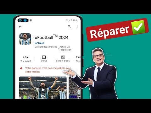 Comment réparer eFootball 2024 non compatible avec votre appareil | eFootball 2024