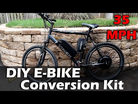 DIY 35MPH Trek Electric Bike Conversion | 1000W E-Bike Kit