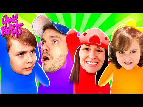 FAMÍLIA COMPLETA JOGA GANG BEASTS - Brancoala Games