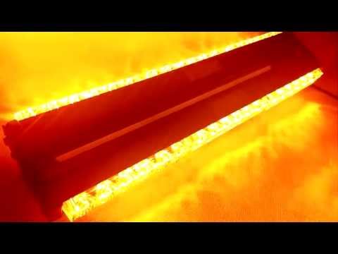DOUBLE SIDE 108W LED WORK LIGHT BAR BEACON LIGHT
