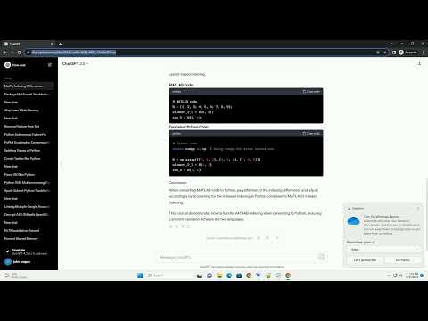 Matlab To Python Conversion Indexing
