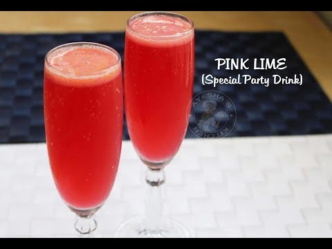 Pink Lime (easy party drink ) | പിങ്ക് ലൈം Video