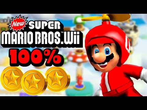 New Super Mario Bros. Wii 100% Walktrough 🎉 All Star Coins #13