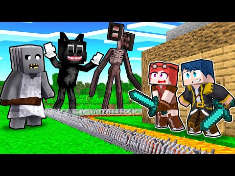 I CREEPYPASTA ATTACCANO LA NOSTRA BASE SICURA! - MINECRAFT