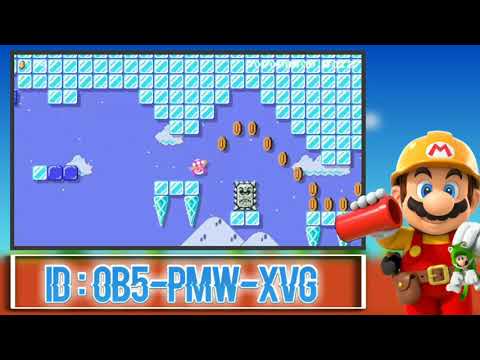Snow Sprint (Speedrun) [Mario Maker 2]