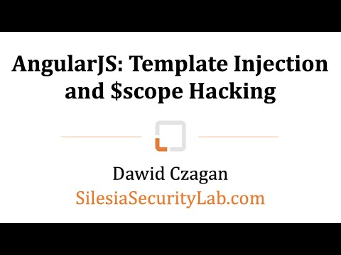 AngularJS: Template Injection and $scope Hacking