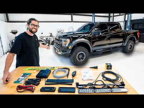First Mod Every Raptor Owner Needs Before Off-Roading (Chase Light & Radio Install)