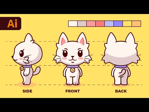 Adobe Illustrator Tutorial Create Vector Dog from Sketch HD