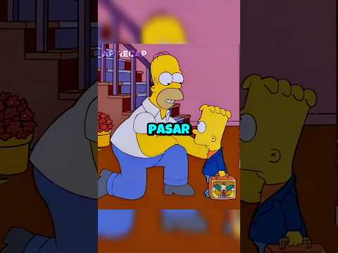 Es el primer día de Bart en la escuela en Los Simpson #lossimpson