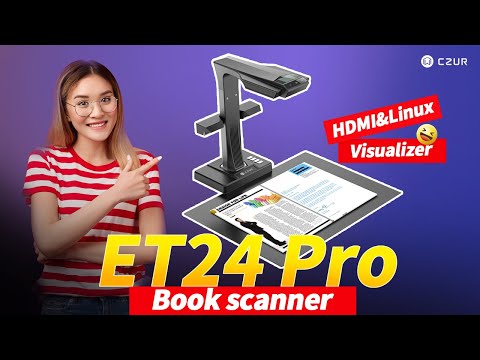 How to Use CZUR ET24 Pro Book Scanner to Scan Books in Seconds | Unboxing & Review