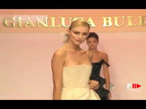 Barbara Bernardi dresses for Gianluca Bulega Fall Winter 1997 1998.mp4