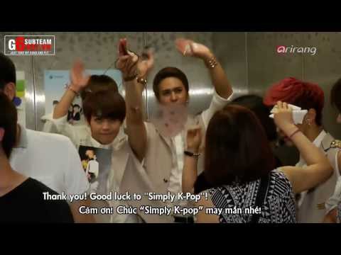 [Vietsub] 130826 BEAST - Simply K Pop backstage by G6SubTeam