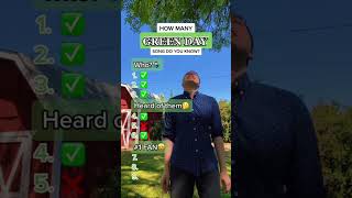 How big of a Green Day Fan Are you? #greenday