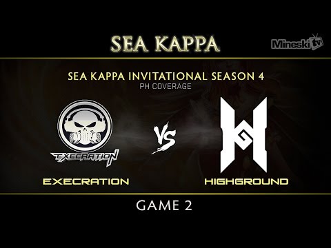 Execration vs HighGround | SEA Kappa Invitational | PH Coverage  | Game 2