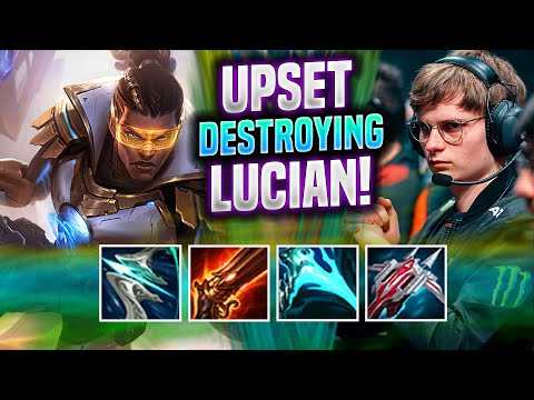 UPSET DESTROYING WITH LUCIAN! - FNC Upset Plays Lucian ADC vs Kog'Maw! | Patch 11 21