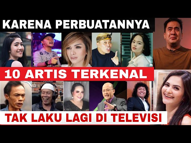 Karier Hancur‼️10 Selebriti Populer ini tak Laku Lagi di Televisi Akibat Ulahnya Sendiri