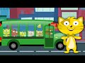 Cats Wheels On The Bus For Children Kids Songs For Babies